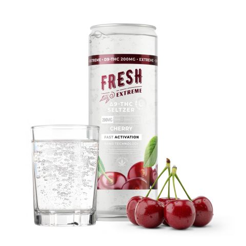 200mg Cherry THC Seltzer - D9 Nano - Fresh - Thumbnail 2