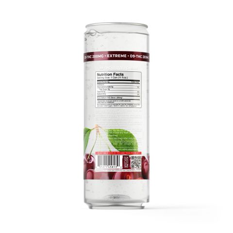 200mg Cherry THC Seltzer - D9 Nano - Fresh - Thumbnail 7