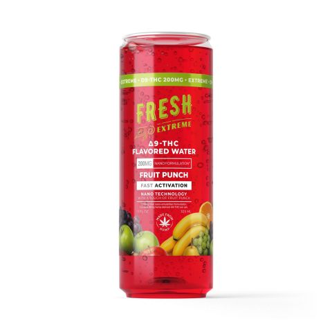 200mg Fruit Punch THC Water - D9 Nano - Fresh - Thumbnail 1