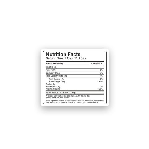 D9 Nano Fruit Punch THC Water - 200mg - Fresh - Thumbnail 8