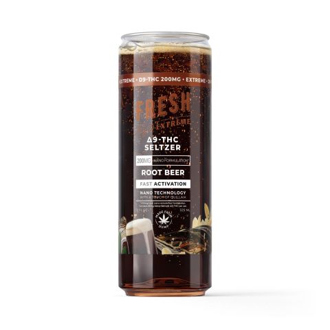 200mg Root Beer THC Seltzer - D9 Nano - Fresh - Thumbnail 1