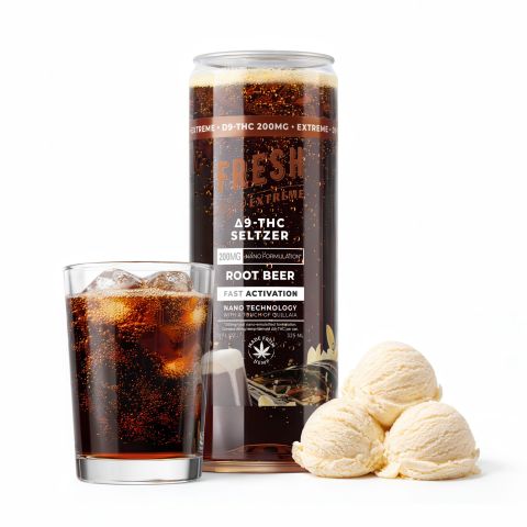 200mg Root Beer THC Seltzer - D9 Nano - Fresh - Thumbnail 2