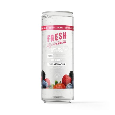 200mg Berries THC Seltzer - D9 Nano - Fresh - Thumbnail 1