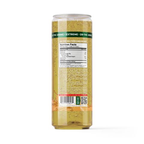 200mg Ginger Ale THC Seltzer - D9 Nano - Fresh - Thumbnail 7