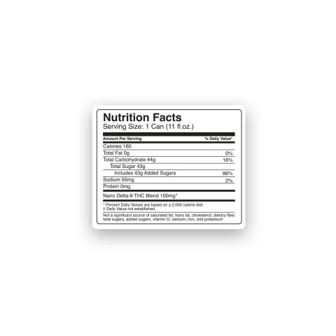 100mg Orange Candy Pop THC Seltzer - D9 Nano - Fresh - Thumbnail 8