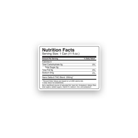 200mg Strawberry THC Seltzer - D9 Nano - Fresh - Thumbnail 8