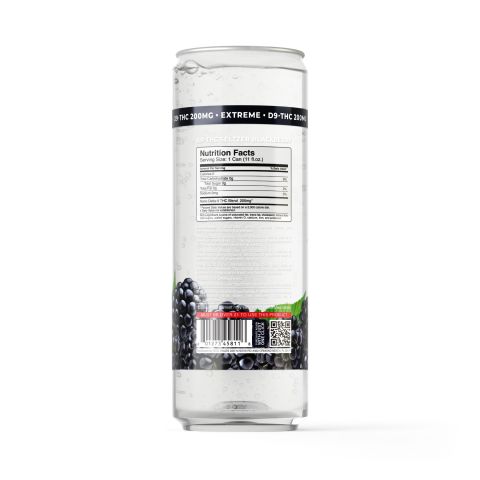 200mg Blackberry THC Seltzer - D9 Nano - Fresh - Thumbnail 7