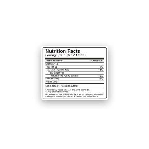 200mg Dr.Red THC Seltzer - D9 Nano - Fresh - Thumbnail 8