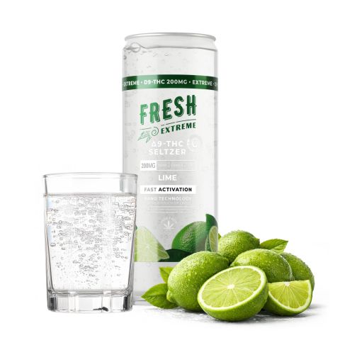 200mg Lime THC Seltzer - D9 Nano - Fresh - Thumbnail 2