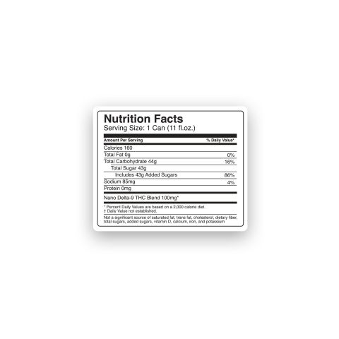 100mg Root Beer THC Seltzer - D9 Nano - Fresh - Thumbnail 8