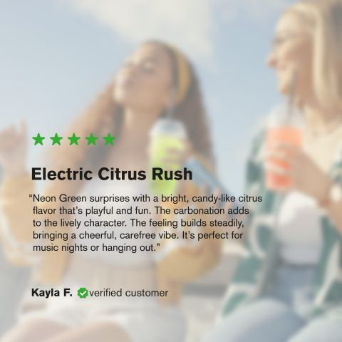 100mg Neon Green THC Seltzer - D9 Nano - Fresh - Thumbnail 6