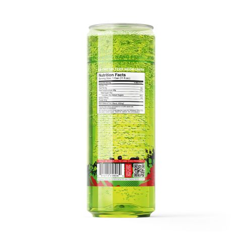 100mg Neon Green THC Seltzer - D9 Nano - Fresh - Thumbnail 7