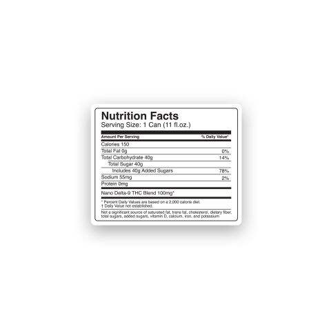 100mg Dr.Red THC Seltzer - D9 Nano - Fresh - Thumbnail 8
