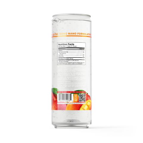 100mg Mango THC Seltzer - D9 Nano - Fresh - Thumbnail 7