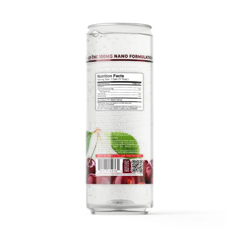 100mg Cherry THC Seltzer - D9 Nano - Fresh - Thumbnail 7
