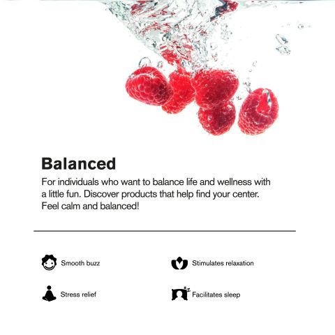 100mg Raspberry THC Seltzer - D9 Nano - Fresh - Thumbnail 4