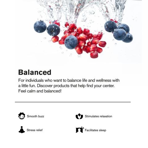 100mg Blueberry & Pomegranate THC Seltzer - D9 Nano - Fresh - Thumbnail 4