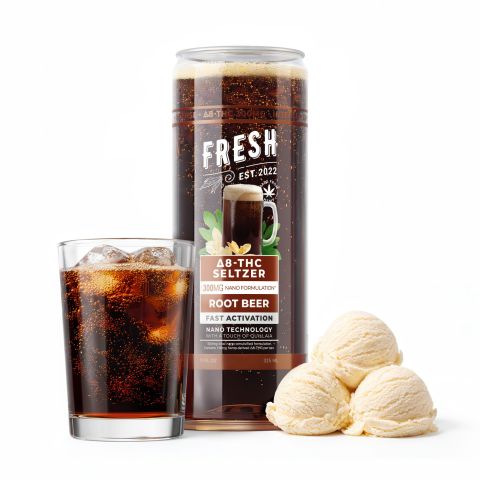 300mg Root Beer THC Seltzer - D8 Nano - Fresh - Thumbnail 2