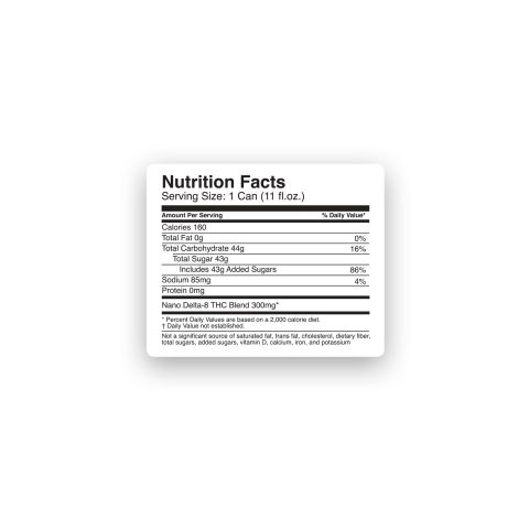 300mg Root Beer THC Seltzer - D8 Nano - Fresh - Thumbnail 8