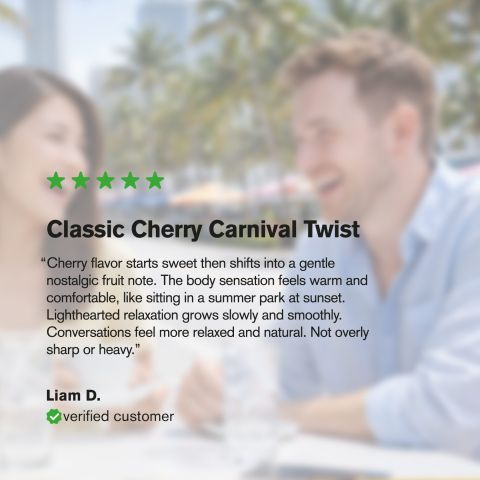 300mg Cherry THC Seltzer - D8 Nano - Fresh - Thumbnail 6