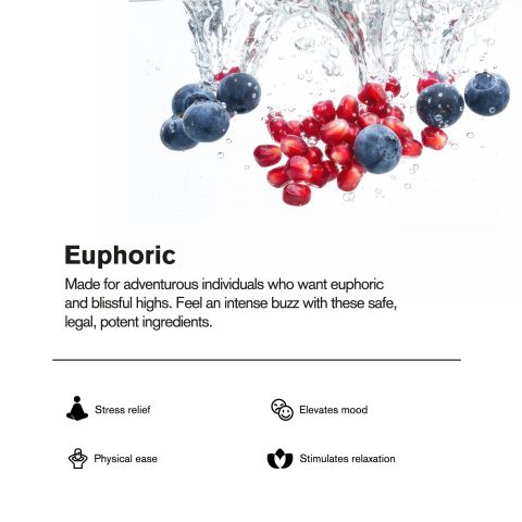 300mg Blueberry & Pomegranate THC Seltzer - D8 Nano - Fresh - Thumbnail 4