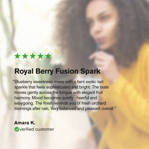 300mg Blueberry & Pomegranate THC Seltzer - D8 Nano - Fresh - Thumbnail 6