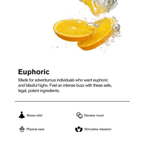 300mg Orange Candy Pop THC Seltzer - D8 Nano - Fresh - Thumbnail 4