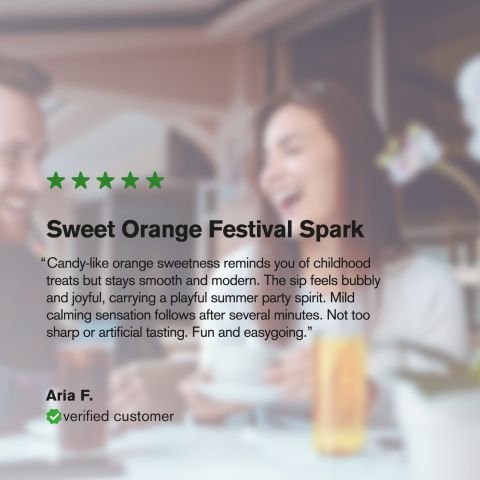 300mg Orange Candy Pop THC Seltzer - D8 Nano - Fresh - Thumbnail 6