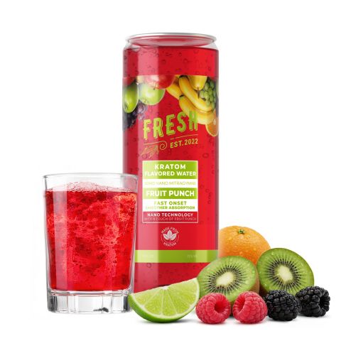 50mg Mitragynine & Kratom Nano Iced Tea - Fruit Punch - Thumbnail 2