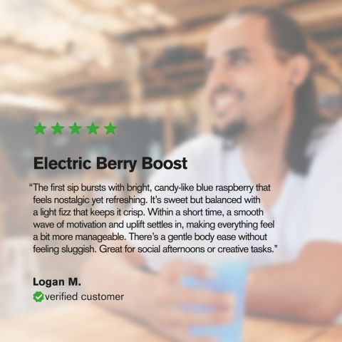 50mg Mitragynine, Nano, Kratom Electrolyte Drink - Blue Raspberry - Fresh - Thumbnail 6