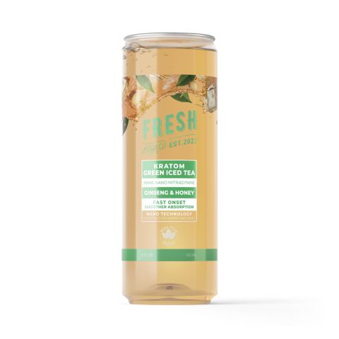 50mg Mitragynine, Nano, Kratom Iced Tea - Ginseng & Honey - Thumbnail 1