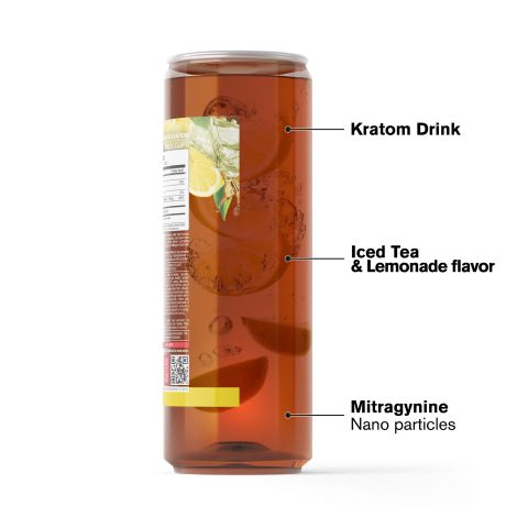 50mg Mitragynine, Nano, Kratom Iced Tea - Iced Tea & Lemonade - Thumbnail 3