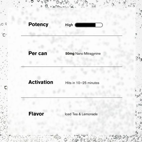 50mg Mitragynine, Nano, Kratom Iced Tea - Iced Tea & Lemonade - Thumbnail 5